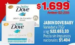 Makro Dove jabon baby variedad oferta