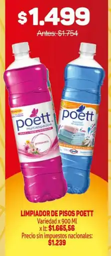 Makro Poett limpiador de pisos variedad oferta