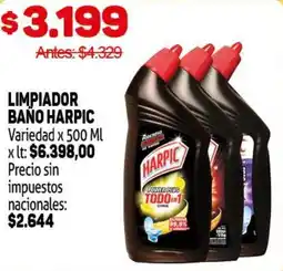 Makro Harpic limpiador baño variedad oferta