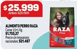 Makro Raza alimento perro carne oferta