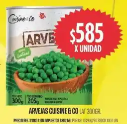 Supermercados Vea Cuisine&Co arvejas lat oferta
