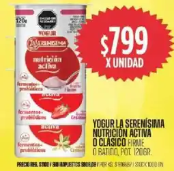 Supermercados Vea La serenísima yogur nutrición activa o clásico firme o batido, pot. oferta