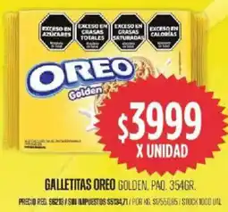 Supermercados Vea Oreo galletitas golden, pao. oferta