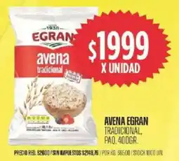 Supermercados Vea Egran avena tradicional, paq. oferta