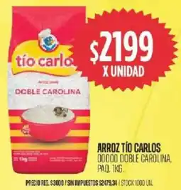 Supermercados Vea Tío carlos arroz 00000 doble carolina, paq. oferta