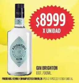 Supermercados Vea Brighton gin bot. oferta