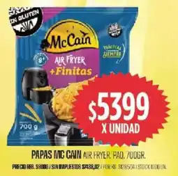 Supermercados Vea McCain papas air fryer, paq. oferta