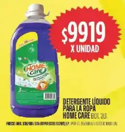 Supermercados Vea Home care detergente líquido para la ropa bol oferta