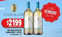 Supermercados Yaguar Canciller vino blend blanco dulce oferta