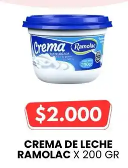 Autoservicio Capo Ramolac crema de leche oferta