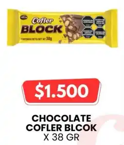 Autoservicio Capo Cofler chocolate blcok oferta