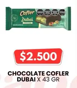 Autoservicio Capo Cofler chocolate dubai oferta