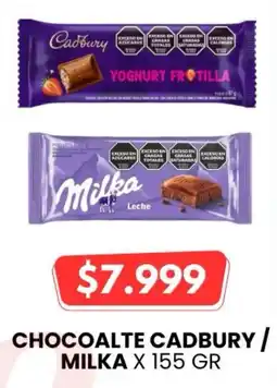 Autoservicio Capo Cadbury/ milka chocoalte oferta