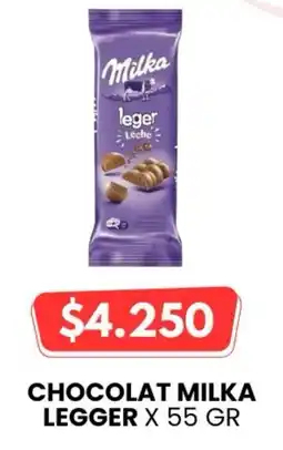 Autoservicio Capo Milka chocolat legger oferta