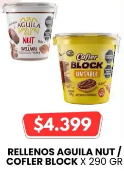 Autoservicio Capo Nut / cofler rellenos aguila block oferta