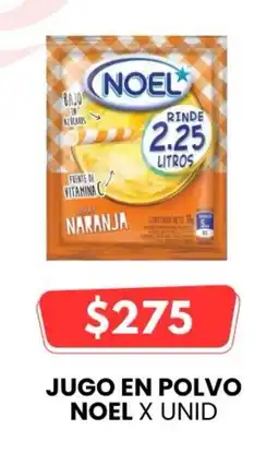 Autoservicio Capo Noel jugo en polvo oferta