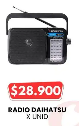 Autoservicio Capo Daihatsu radio oferta