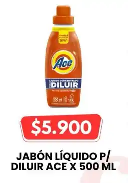 Autoservicio Capo Ace jabón líquido p/ diluir oferta