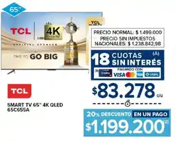 Carrefour Tcl smart tv 65" oferta