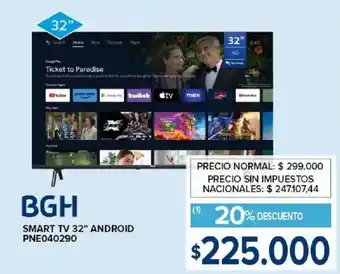Bgh smart tv 32"