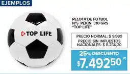 Carrefour Top life pelota de futbol n°5 pekin' oferta