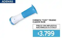 Carrefour Tuky corneta trueno claxon oferta