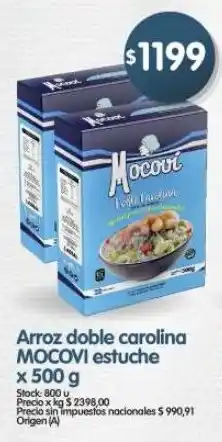 Supermercados Buenos Días Mocovi arroz doble carolina estuche oferta