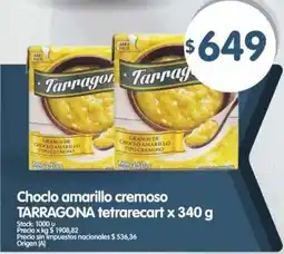 Supermercados Buenos Días Tarragona choclo amarillo cremoso tetrarecart oferta