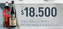 Supermercados Buenos Días Fernet branca+ coca cola original ino ret. oferta