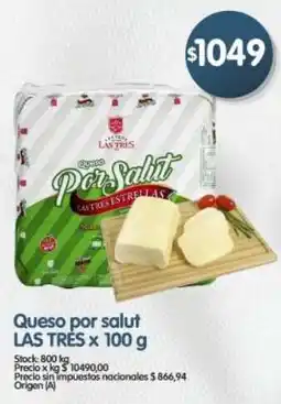 Supermercados Buenos Días Las très queso por salut oferta