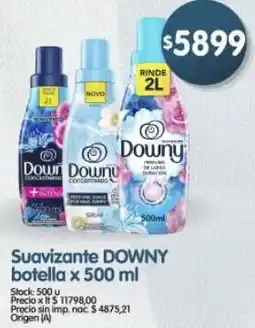 Supermercados Buenos Días Downy suavizante botella oferta