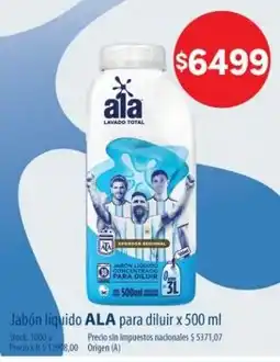 Supermercados Buenos Días Ala jabón líquido para diluir oferta