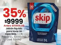 Coto Skip jabón líquido para lavar la ropa oferta