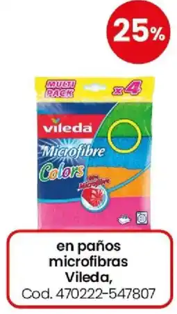 Coto Vileda en paños microfibras oferta