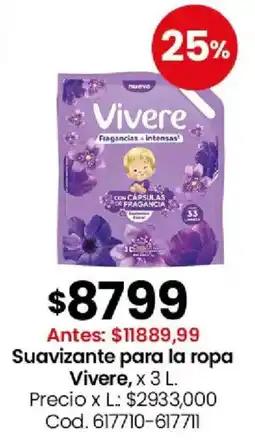 Coto Vivere suavizante para la ropa oferta