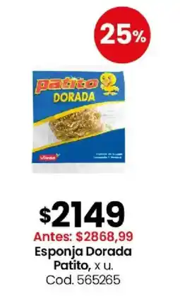 Coto Dorada patito esponja oferta