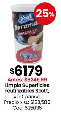Coto Scott limpia superficies reutilizables oferta