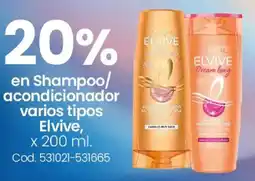 Coto Elvive en shampoo/ acondicionador varios tipos oferta