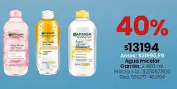 Coto Garnier agua micelar oferta