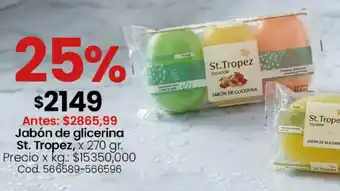 Coto St. tropez jabón de glicerina oferta