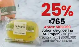 Coto St. tropez jabón de glicerina oferta