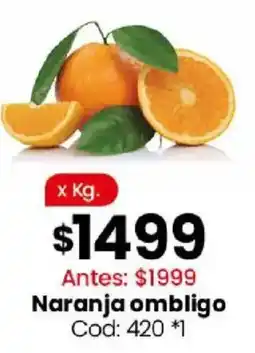 Coto Naranja ombligo oferta