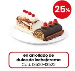 Coto En arrollado de dulce de leche/crema oferta