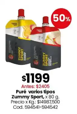Coto Zummy sport puré varios tipos oferta