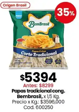 Coto Bembrasil papas tradicional cong. oferta