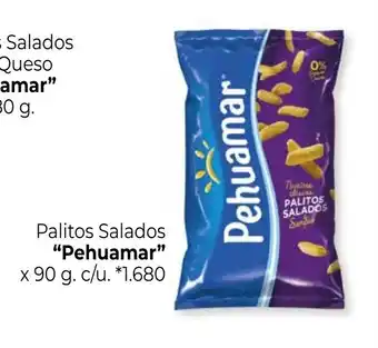 La Anonima Pehuamar Palitos Salados x 90g. c/u. oferta