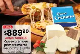 Coto Queso cremoso primera marca oferta
