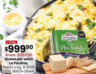 Coto La paulina queso por salut oferta