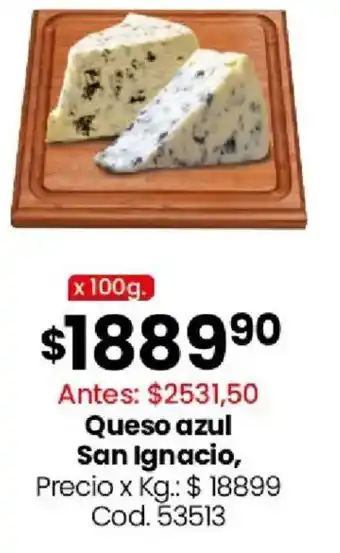 Coto San ignacio queso azul oferta