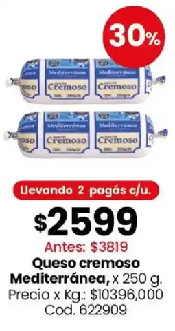 Coto Mediterránea Queso cremoso oferta